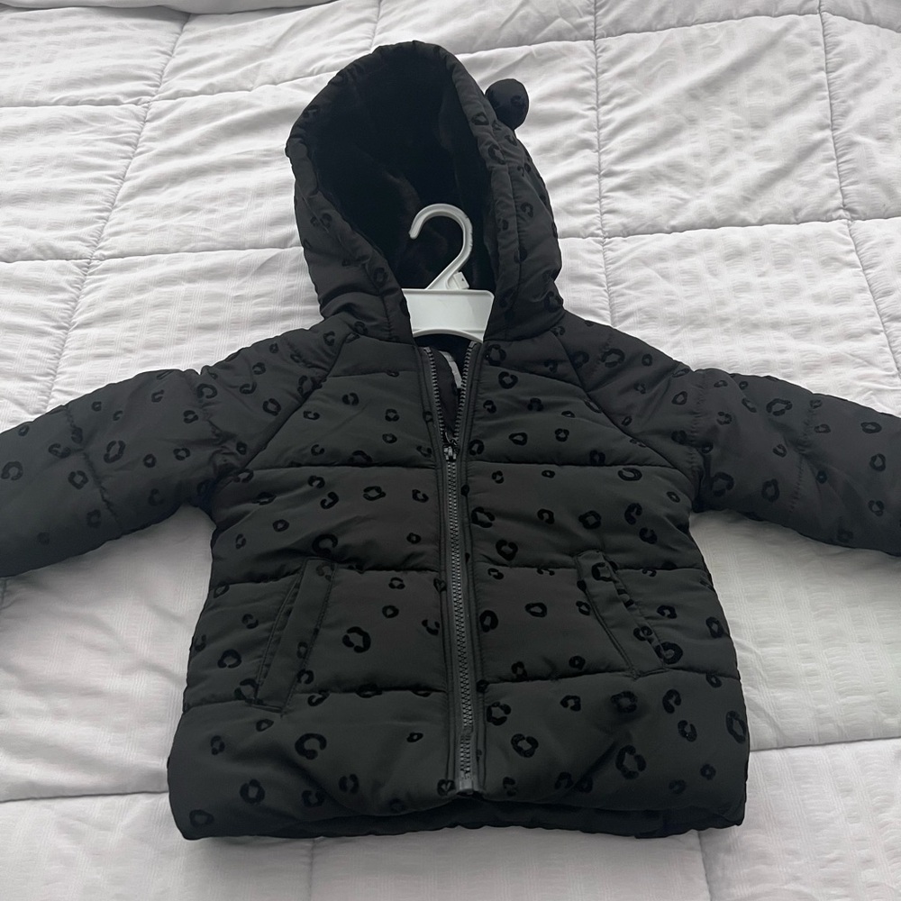 Tahari Black Faux Fur Lined Jacket